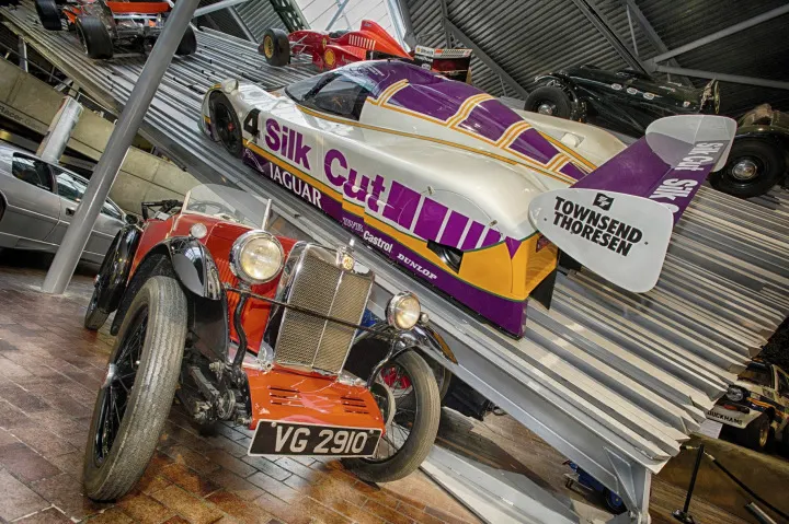 Pic by Samantha Cook Photography 05March15.  Opening of two motor sport displays; Grand Prix Greats and Road, Race and Rally, collectively known as A Chequered History.
